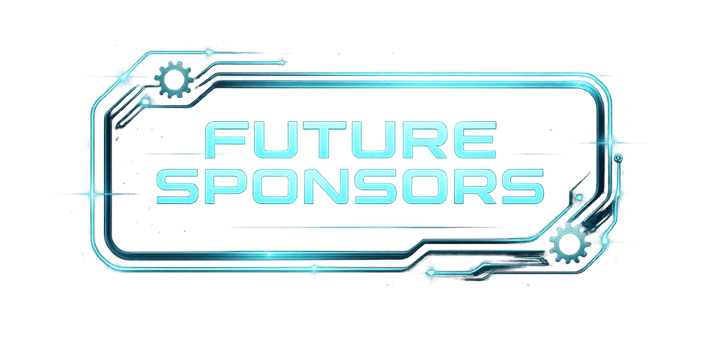 futuristic future sponsors logo design